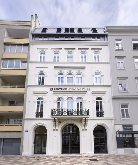 Außenansicht Hotel & Café Karol © Jakob Stickler Außenansicht Hotel & Café Karol in Wien im 2. Bezirk © Jakob Stickler