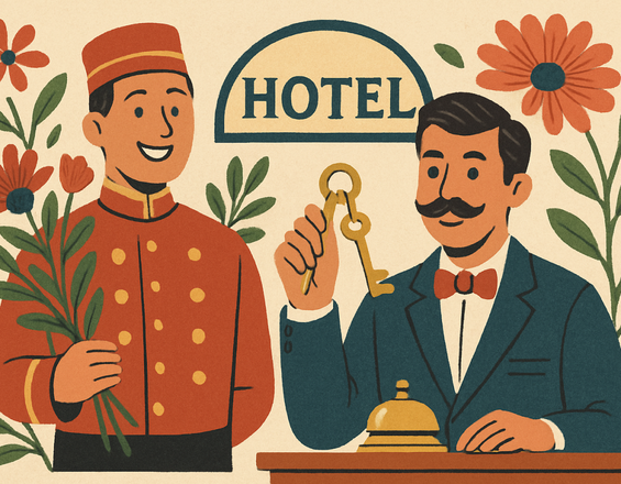 Hotel-Bild gezeichnet